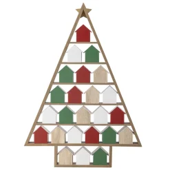 Bloomingville Weihnachtsdeko-Adventskalender Calvin Tannenbaum-Form