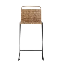 Bloomingville Hocker & Poufs-Barhocker Gunnel aus Rattan