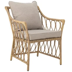 Bloomingville Gartenmöbel|Gartenmöbel-Belluce Loungesessel mit Hocker