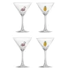 Bloomingville Trinkgläser|Geschirr & Tischdeko Skandinavisch-Cocktailglas Misa, 4er Set