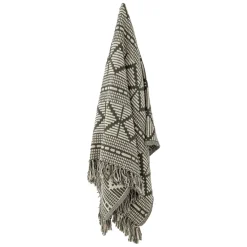 Bloomingville Garten-Textilien|Decken & Plaids-Decke Gutte aus recycelter Baumwolle
