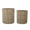 Bloomingville Gartenkörbe & Kisten|Wäschekörbe-Elit Körbe, Mendong-Gras, 2er