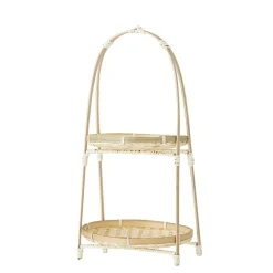 Bloomingville Etageren & Kuchenplatten|Geschirr & Tischdeko Skandinavisch-Etagere Renda aus Bambus