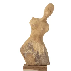 Bloomingville Teakholz Deko & Möbel|Deko-Objekte & Figuren-Figur Lenoa aus Teakholz