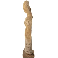 Bloomingville Teakholz Deko & Möbel|Deko-Objekte & Figuren-Figur Lenoa aus Teakholz