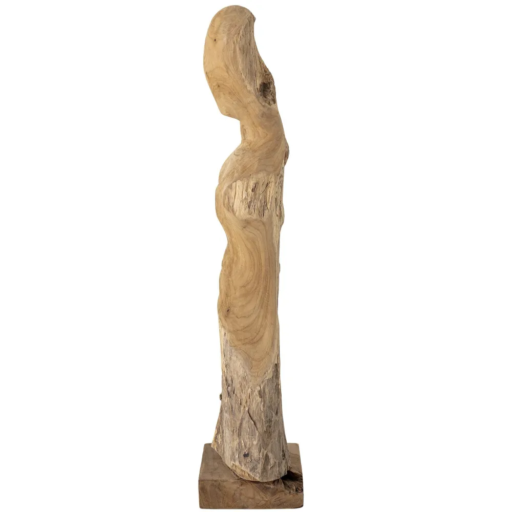 Bloomingville Teakholz Deko & Möbel|Deko-Objekte & Figuren-Figur Lenoa aus Teakholz