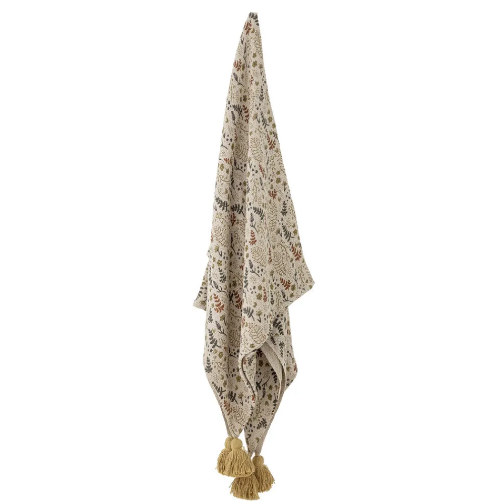 Bloomingville Decken & Plaids-Filipa Decke, Recycelte Baumwolle