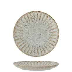 Bloomingville Teller|Geschirr & Tischdeko Skandinavisch-Fleur Frühstücksteller, Steingut