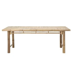Bloomingville Gartenmöbel|Gartenmöbel-Gartentisch Esstisch Sole aus Bambus