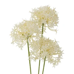 Bloomingville Kunstblumen & Kunstpflanzen-Künstlicher Allium Stiel Weiß, Kunstblume
