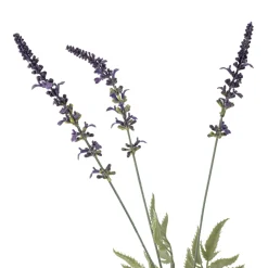 Bloomingville Kunstblumen & Kunstpflanzen-Künstlicher Lavender Stiel, Violett