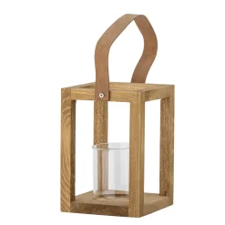 Bloomingville Laternen Für Garten Und Outdoor|Laternen-Laterne mit Glas Lyra, Kiefer