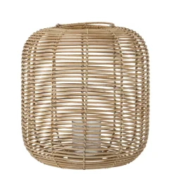 Bloomingville Laternen Für Garten Und Outdoor|Laternen-Laterne Nei mit Glas, Rattan