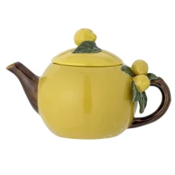 Bloomingville Tee- & Kaffeekannen|Krüge & Kannen-Limone Teekanne, Gelb, Steingut