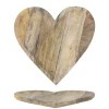 Bloomingville Tabletts|Tabletts-Lotuz Tablett in Herzform aus Mangoholz