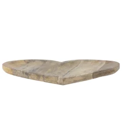 Bloomingville Tabletts|Tabletts-Lotuz Tablett in Herzform aus Mangoholz