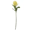 Bloomingville Kunstblumen & Kunstpflanzen-Needle Flower Stiel, Gelb, Kunstblume