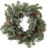 Bloomingville Kunstblumen & Kunstpflanzen|Weihnachtsdeko-Pine Kranz, Künstlicher Weihnachtskranz
