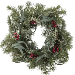 Bloomingville Kunstblumen & Kunstpflanzen|Weihnachtsdeko-Pine Kranz, Künstlicher Weihnachtskranz