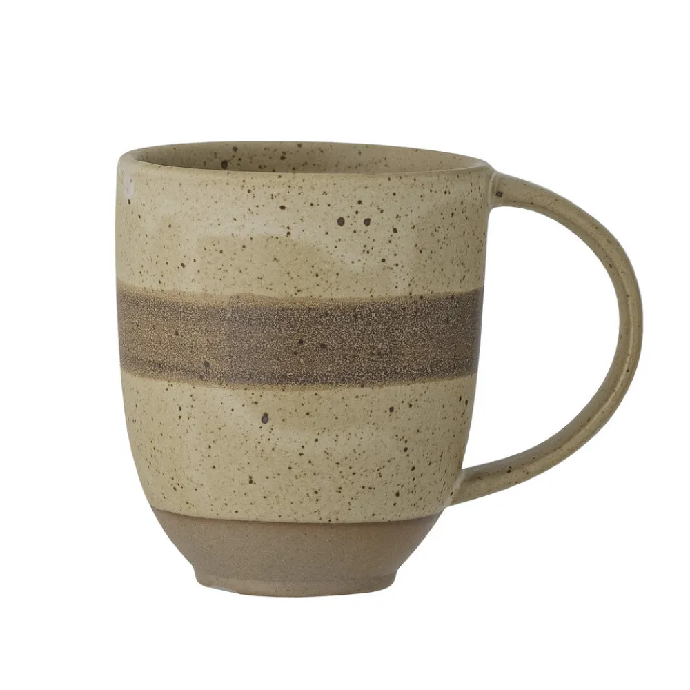 Bloomingville Geschirr & Tischdeko Skandinavisch|Becher, Tassen & Cups-Solange kleine Tasse, Natur, Steingut