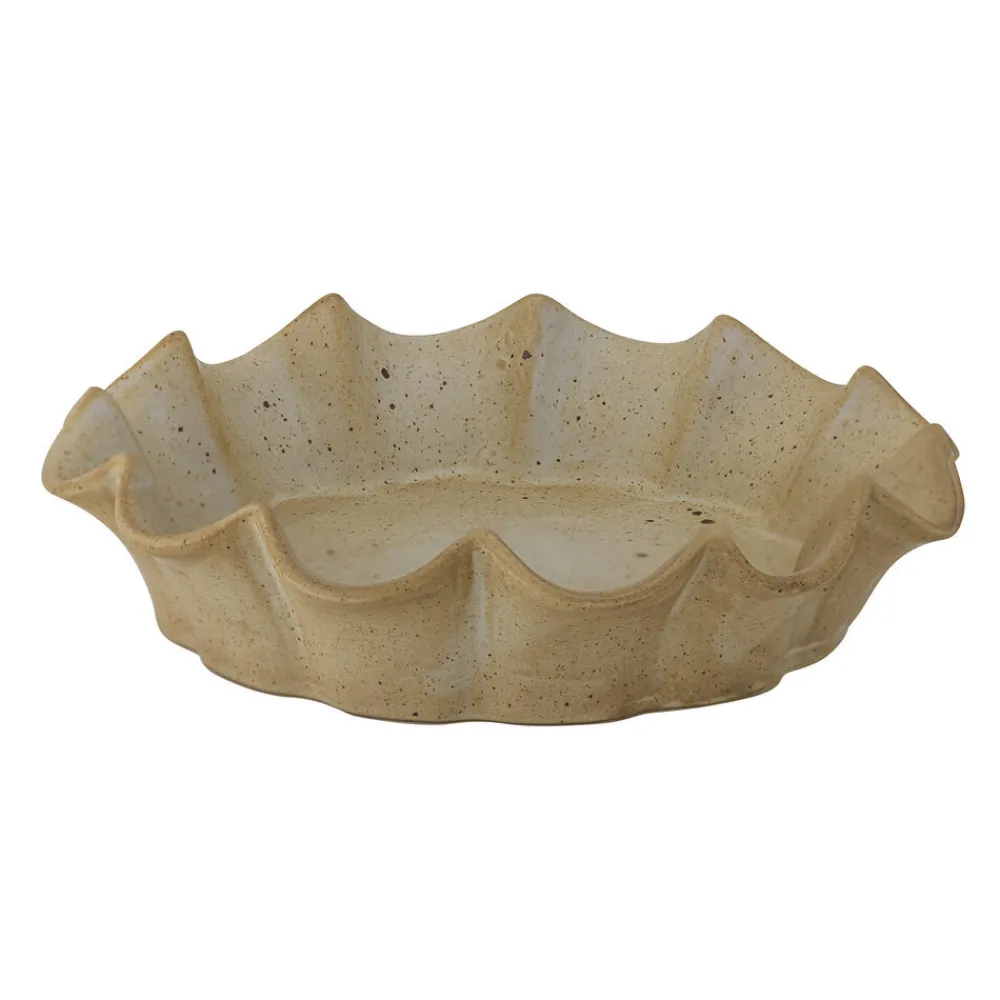 Bloomingville Backformen & Auflaufformen-Solange Ofenform, Natur, Steingut