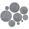Bloomingville Dekotabletts & Dekoteller-Tablett Karenlil 9er Set aus Metall