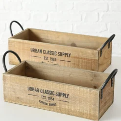 Boltze Kisten & Boxen-Aufbewahrungsbox Supply 2er-Set