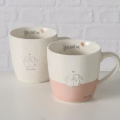 Boltze Becher, Tassen & Cups|Geschirr & Tischdeko Skandinavisch-Becher You&Me, 2er Set