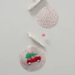 Boltze Weihnachtsdeko|Dekohänger & Girlanden-Capiz-Girlande Töffy