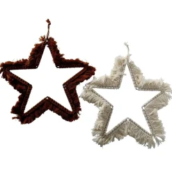 Boltze Weihnachtsdeko|Dekohänger & Girlanden-Dekoanhänger Almar 2er Set