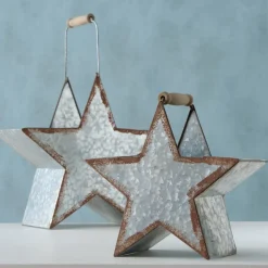 Boltze Weihnachtsdeko-Dekoaufsteller Rumana 2er Set