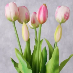 Boltze Oster-Deko|Frühlingsdeko-Dekostrauß Tulpen künstlich