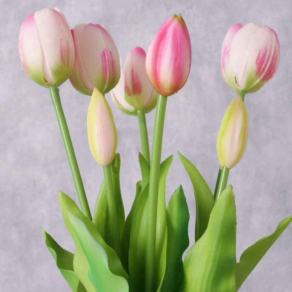 Boltze Oster-Deko|Frühlingsdeko-Dekostrauß Tulpen künstlich