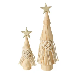 Boltze Weihnachtsdeko|Deko-Objekte & Figuren-2er Set Dekoaufsteller Bohio