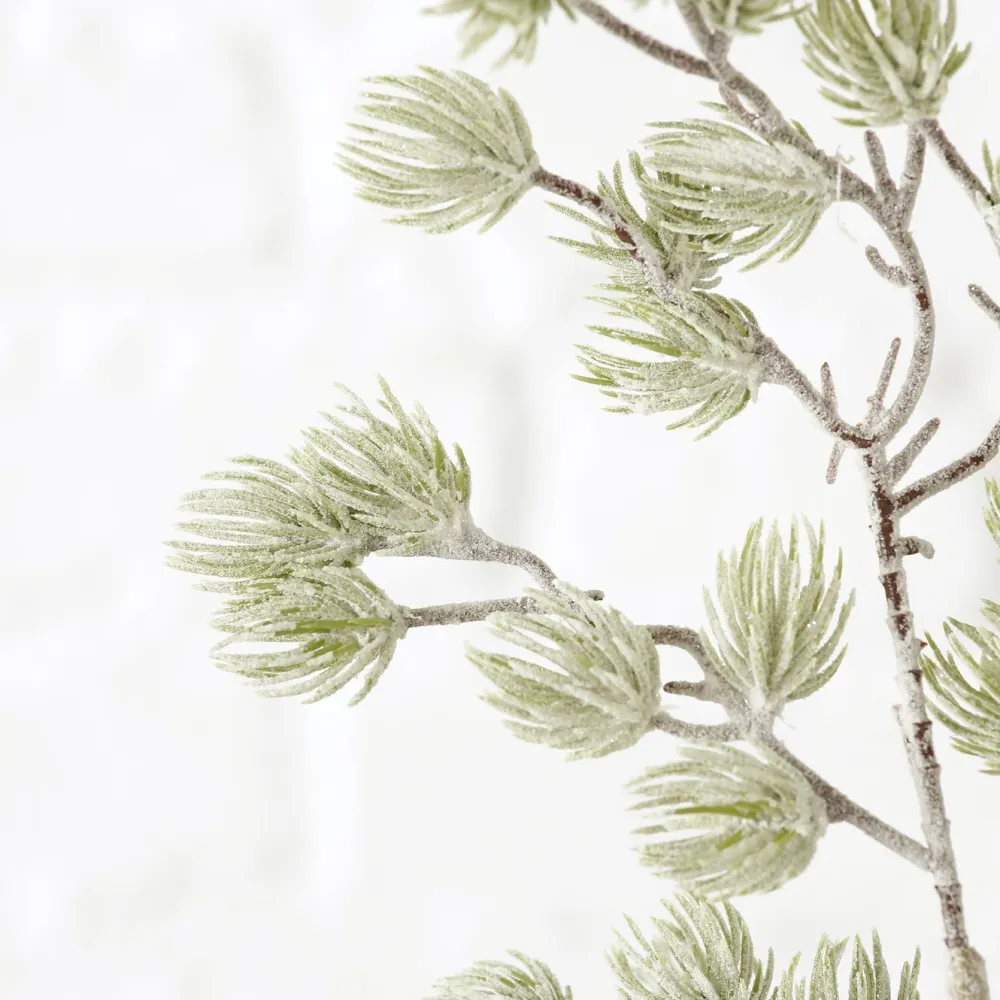 Boltze Kunstblumen & Kunstpflanzen|Weihnachtsdeko-2er Set Dekozweig Kiefer