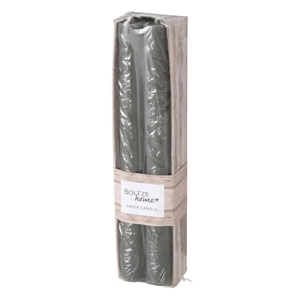 Boltze Weihnachtsdeko|Weihnachts- & Adventskerzen-4er Set Stabkerze Melia