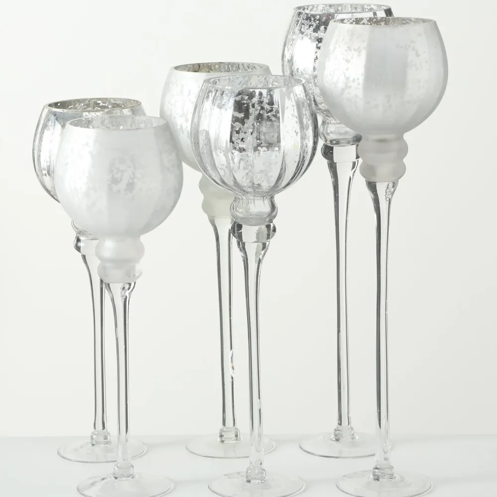Boltze Windlichter-3er Set Windlicht Manou silber