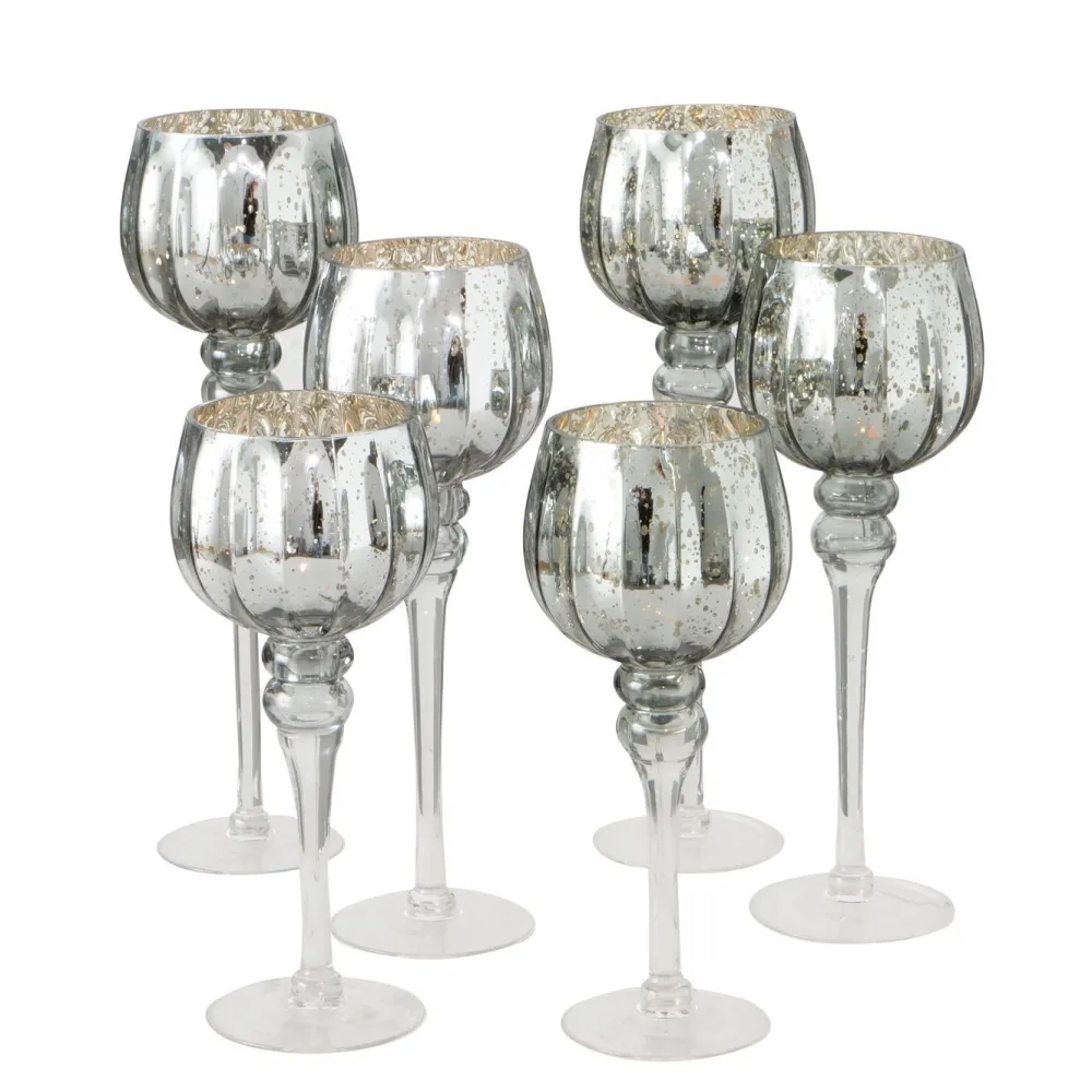 Boltze Windlichter-3er Set Windlicht Manou silber