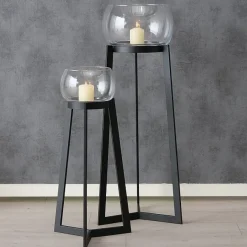 Boltze Windlichter-2er Set Windlicht Sola mit Ständer