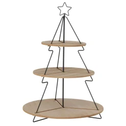 Boltze Weihnachtsdeko|Etageren & Kuchenplatten-Etagere Linella Weihnachten