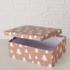 Boltze Weihnachtsdeko|Einpacken, Verpacken-Geschenkbox Tilio, 3er Set