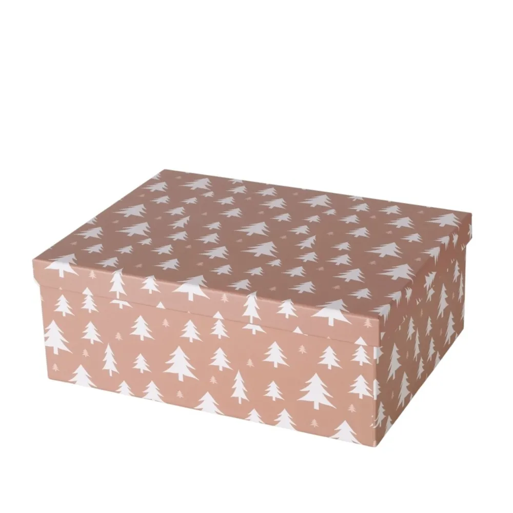 Boltze Weihnachtsdeko|Einpacken, Verpacken-Geschenkbox Tilio, 3er Set