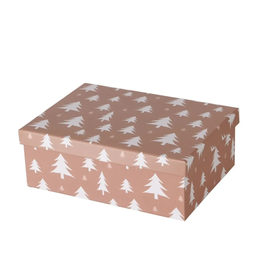 Boltze Weihnachtsdeko|Einpacken, Verpacken-Geschenkbox Tilio, 3er Set