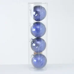 Boltze Weihnachtsdeko-Große Weihnachtskugeln Ø 10 cm, 4 tlg