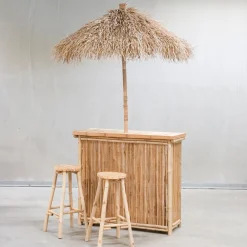 Boltze Gartenmöbel|Gartenmöbel-Hausbar Lania aus Bambus, 4 tlg.