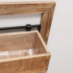 Boltze Töpfe Und Pflanzgefäße-Holz Pflanzkisten für die Wand Übertopf Aneta