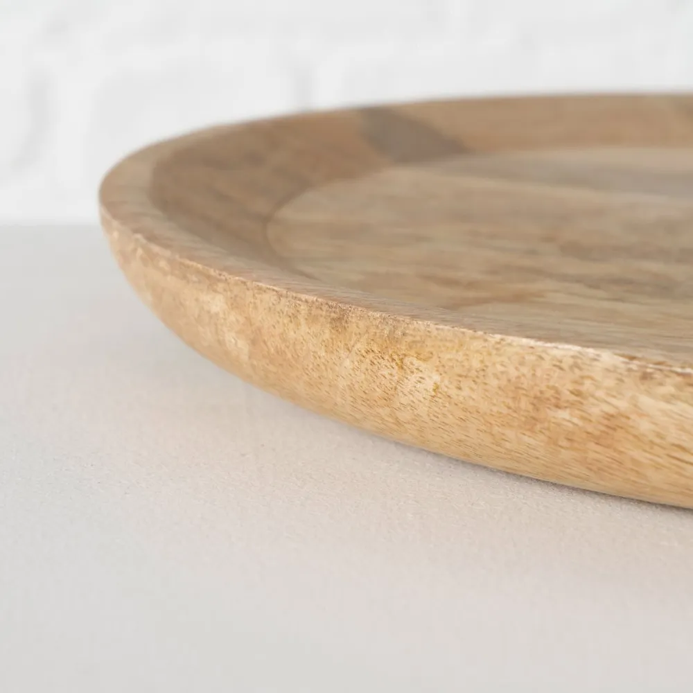 Boltze Tabletts|Teller-Holz Teller Tablett Maino 2-teilig