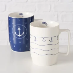 Boltze Becher, Tassen & Cups|Geschirr & Tischdeko Skandinavisch-Jumbobecher Büsum 2er