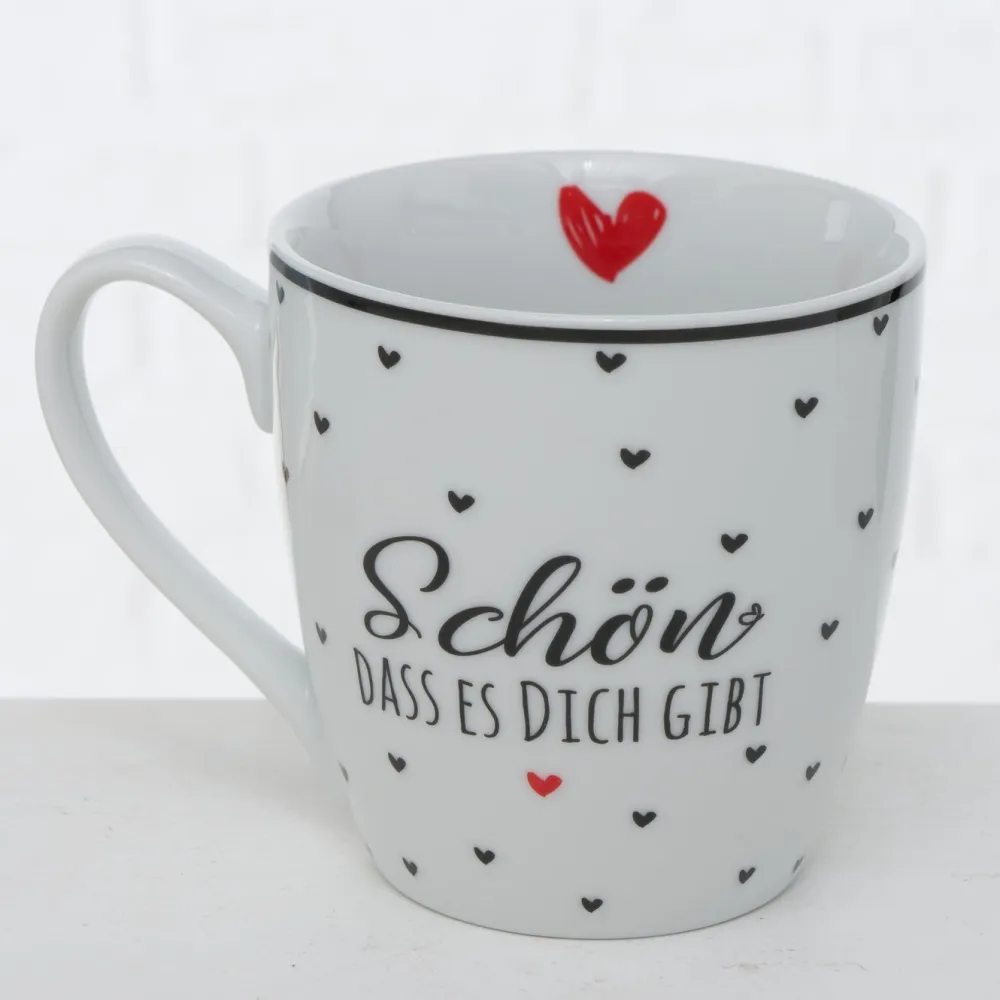 Boltze Becher, Tassen & Cups|Geschirr & Tischdeko Skandinavisch-Jumbobecher Schön 480 ml 3er-Set