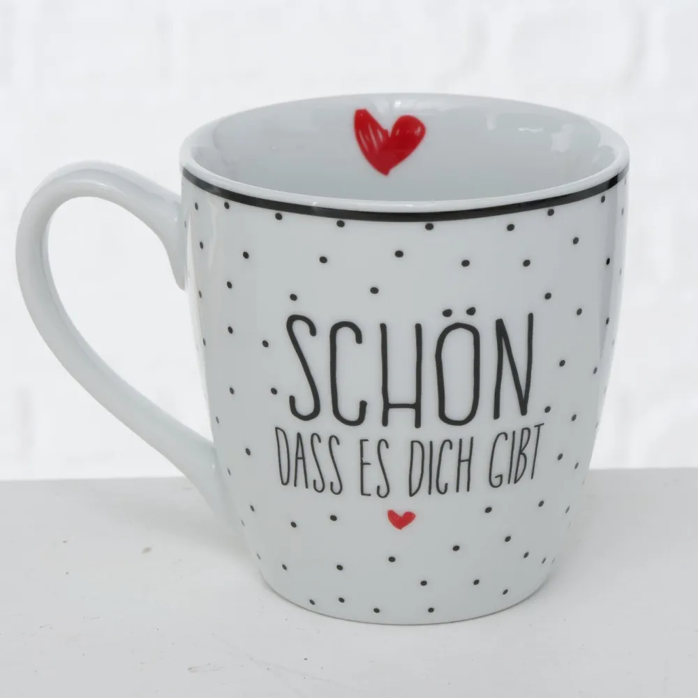 Boltze Becher, Tassen & Cups|Geschirr & Tischdeko Skandinavisch-Jumbobecher Schön 480 ml 3er-Set